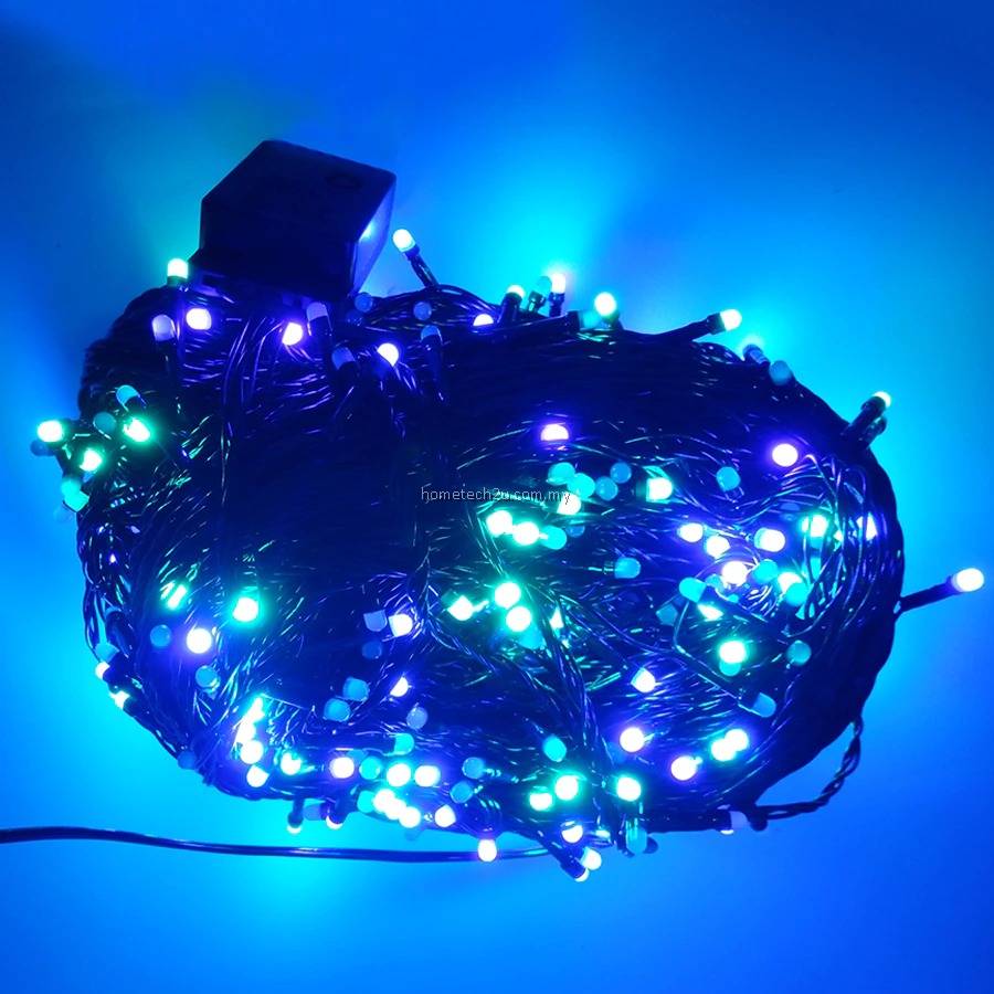 Led Wire Lips Lampu Lip Lap Raya 10M Led Christmas Fairy String Light Outdoor Black ...